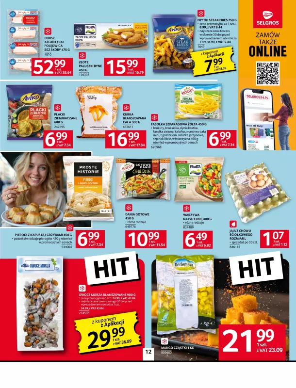 Selgros - gazetka promocyjna Oferta spożywcza od poniedziałku 22.09 do środy 08.10 - strona 12