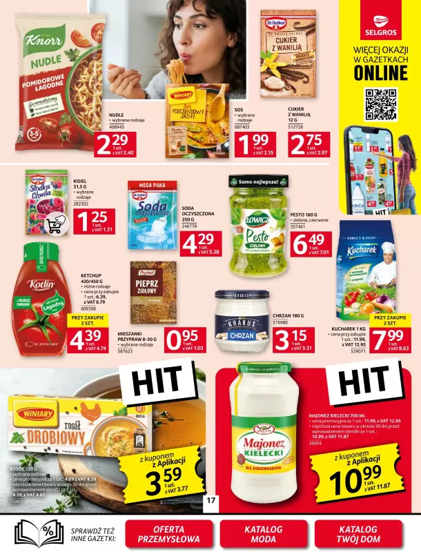 Selgros - gazetka promocyjna Oferta spożywcza od poniedziałku 22.09 do środy 08.10 - strona 17