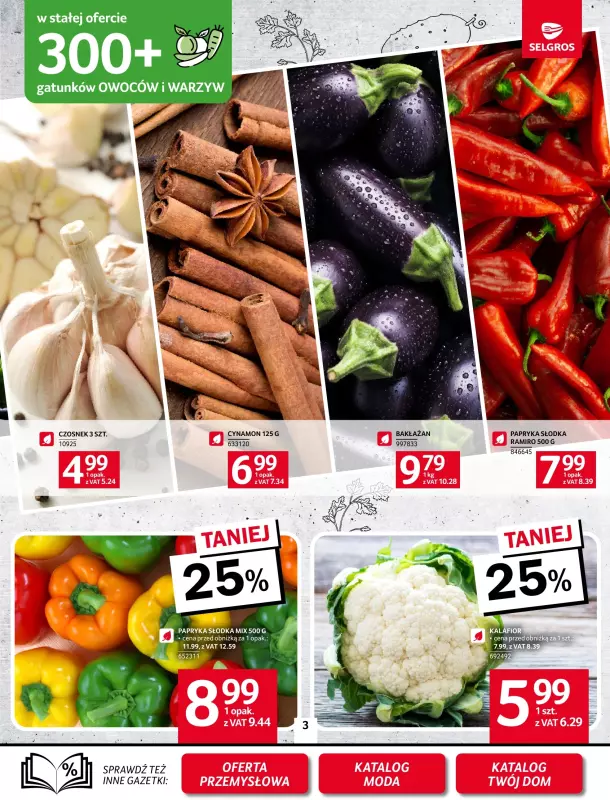 Selgros - gazetka promocyjna Oferta spożywcza od poniedziałku 22.09 do środy 08.10 - strona 3