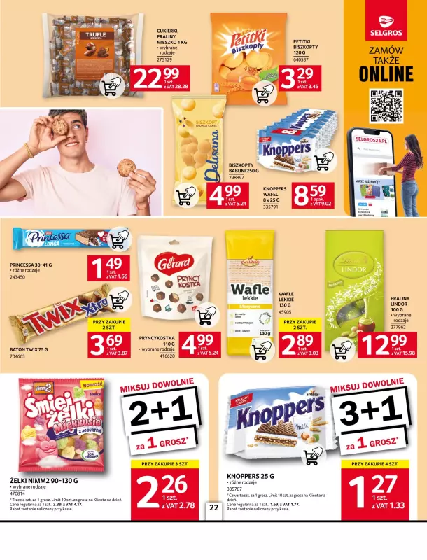 Selgros - gazetka promocyjna Oferta spożywcza od poniedziałku 22.09 do środy 08.10 - strona 22