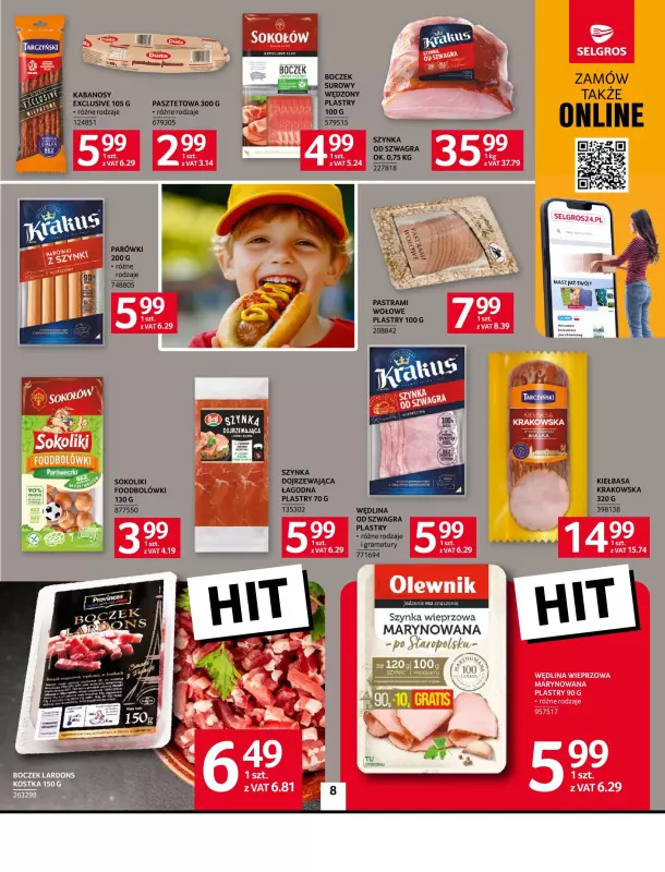 Selgros - gazetka promocyjna Oferta spożywcza od poniedziałku 22.09 do środy 08.10 - strona 8