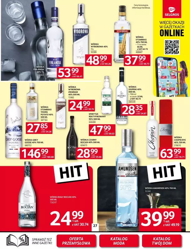 Selgros - gazetka promocyjna Oferta spożywcza od poniedziałku 22.09 do środy 08.10 - strona 27