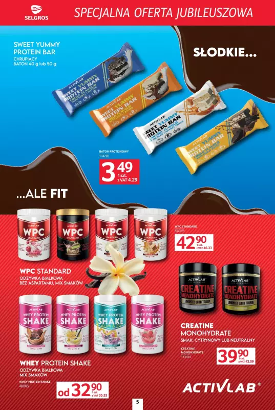 Selgros - gazetka promocyjna Specjalna oferta jubileuszowa od czwartku 25.09 do środy 08.10 - strona 5