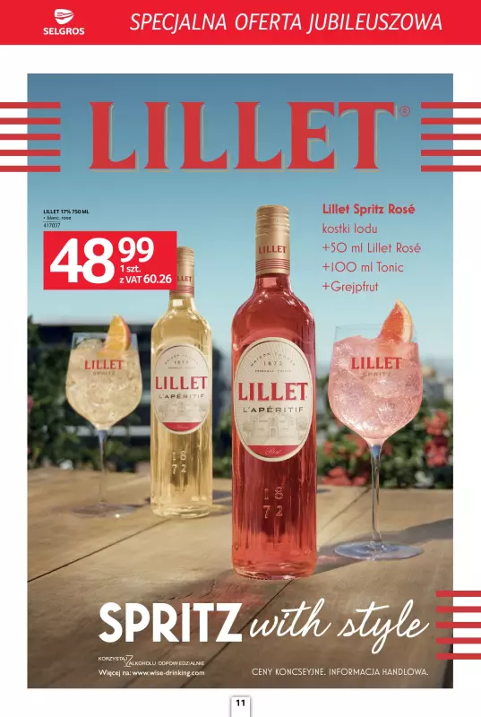 Selgros - gazetka promocyjna Specjalna oferta jubileuszowa od czwartku 25.09 do środy 08.10 - strona 11