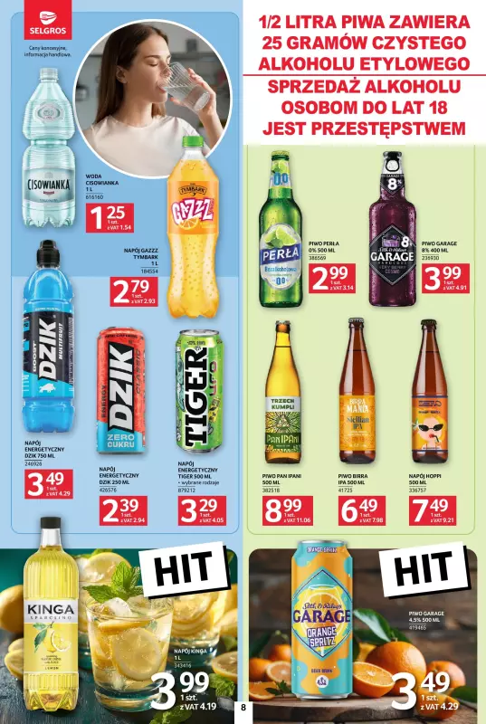 Selgros - gazetka promocyjna Jeszcze więcej super promocji! od czwartku 02.10 do środy 08.10 - strona 8