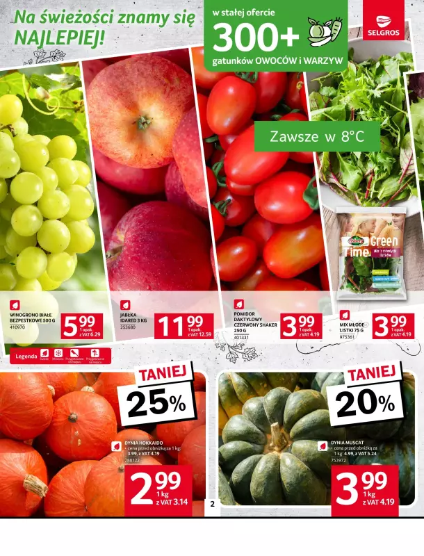 Selgros - gazetka promocyjna Oferta spożywcza od czwartku 09.10 do środy 22.10 - strona 2