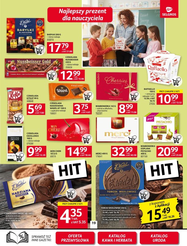 Selgros - gazetka promocyjna Oferta spożywcza od czwartku 09.10 do środy 22.10 - strona 19