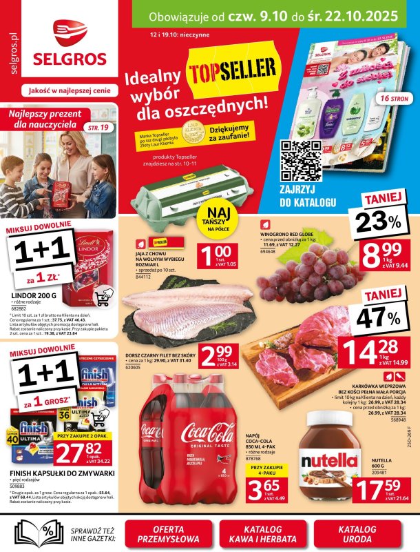 Selgros - gazetka promocyjna Oferta spożywcza od czwartku 09.10 do środy 22.10