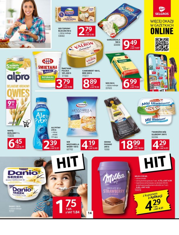 Selgros - gazetka promocyjna Oferta spożywcza od czwartku 09.10 do środy 22.10 - strona 14