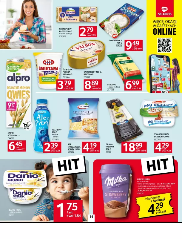 Selgros - gazetka promocyjna Oferta spożywcza od czwartku 09.10 do środy 22.10 - strona 14