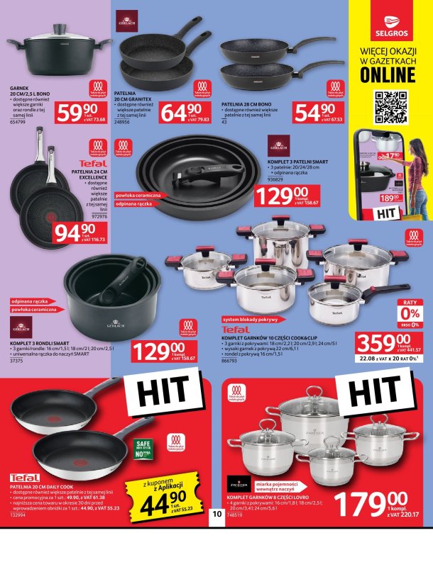 Selgros - gazetka promocyjna Oferta przemysłowa od czwartku 09.10 do środy 22.10 - strona 10