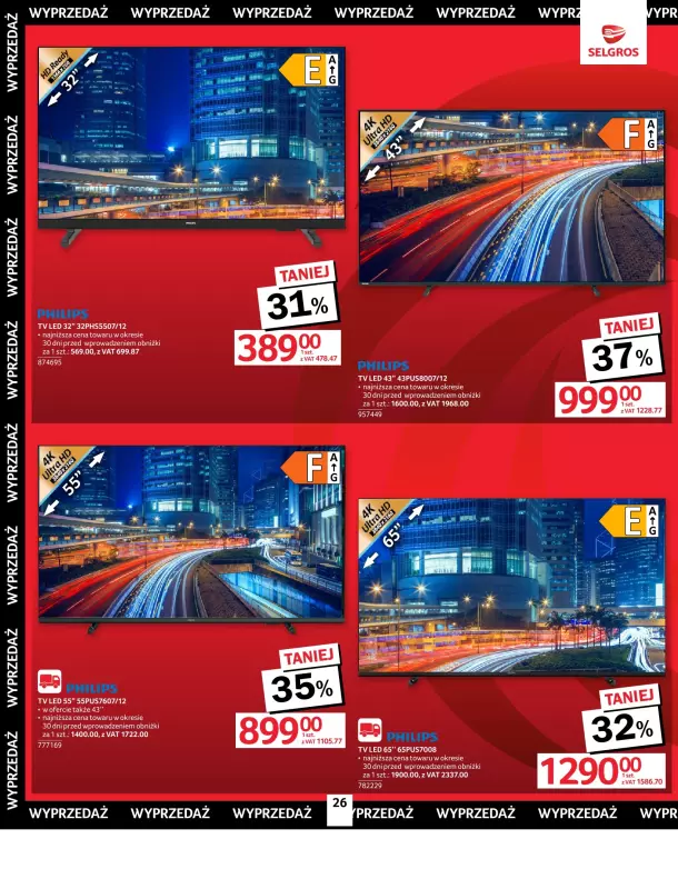 Selgros - gazetka promocyjna Oferta przemysłowa od czwartku 09.10 do środy 22.10 - strona 26