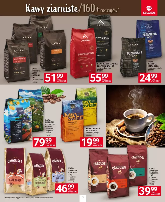 Selgros - gazetka promocyjna Katalog Kawa i Herbata od czwartku 09.10 do środy 22.10 - strona 3
