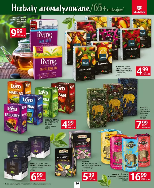 Selgros - gazetka promocyjna Katalog Kawa i Herbata od czwartku 09.10 do środy 22.10 - strona 26