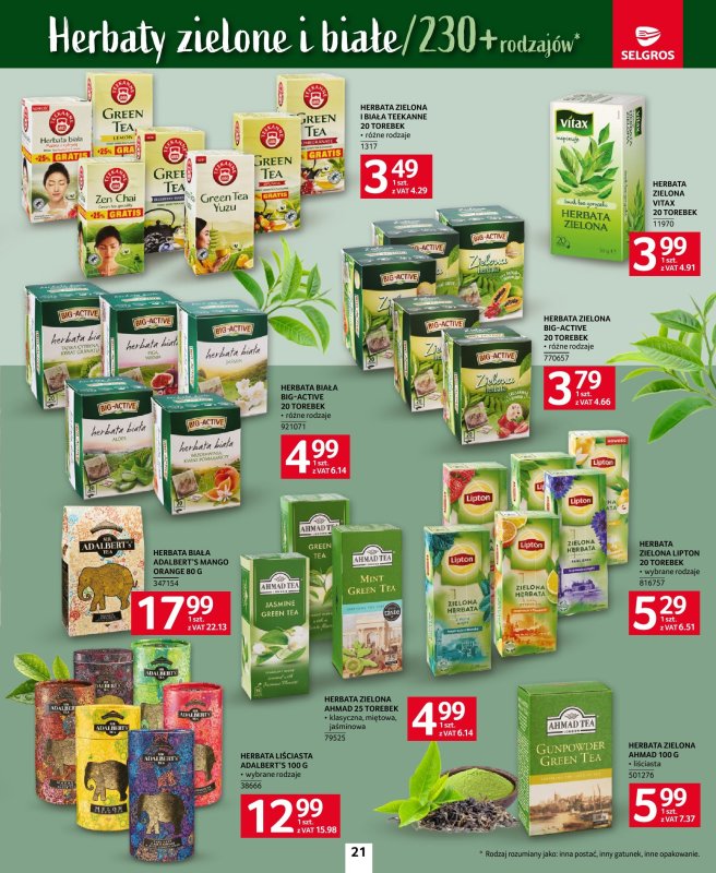 Selgros - gazetka promocyjna Katalog Kawa i Herbata od czwartku 09.10 do środy 22.10 - strona 21