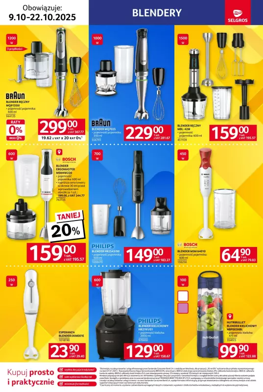 Selgros - gazetka promocyjna Katalog Elektro AGD od czwartku 09.10 do środy 22.10 - strona 5