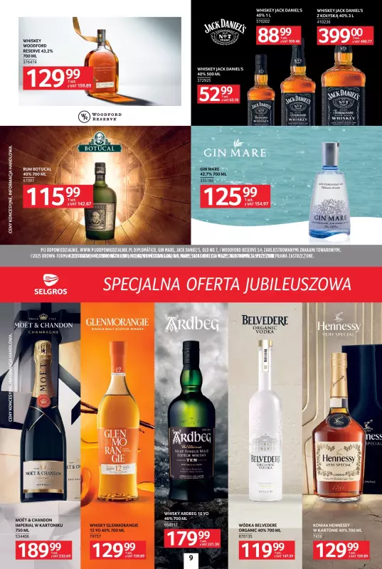 Selgros - gazetka promocyjna Specjalna Oferta Jubileuszowa od czwartku 09.10 do środy 22.10 - strona 9