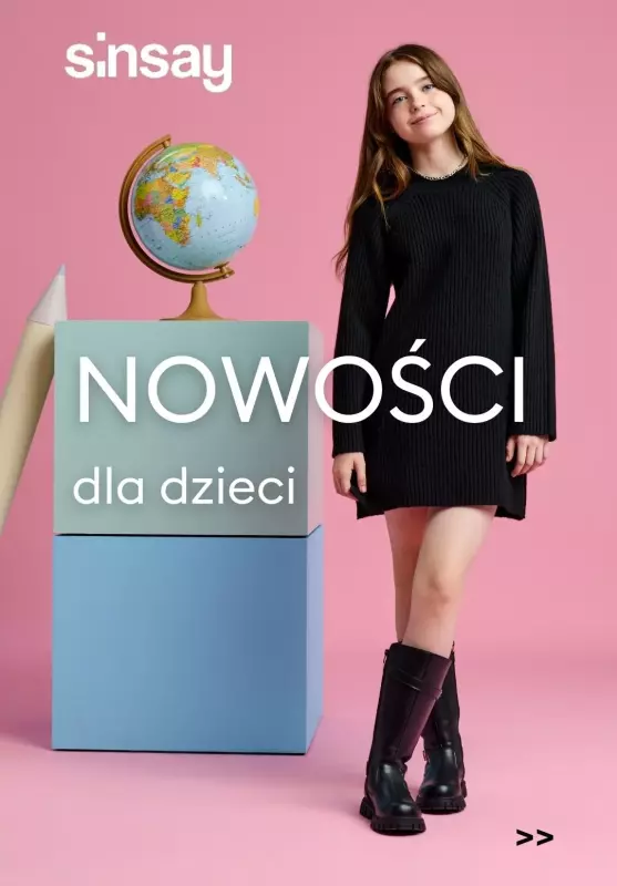 Sinsay - gazetka promocyjna NOWOŚCI dla dzieci od środy 11.09 do wtorku 17.09