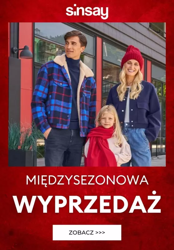 Sinsay - gazetka promocyjna Międzysezonowa WYPRZEDAŻ -już dostępna od czwartku 03.10 