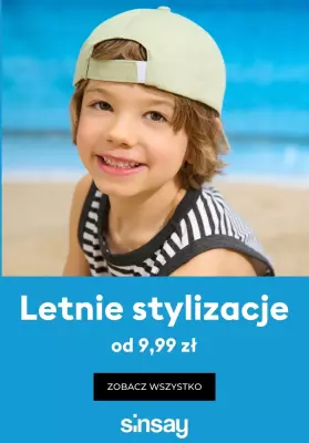 Sinsay - gazetka promocyjna Letnie stylizacje od 9,99 zł od środy 30.04 do wtorku 06.05