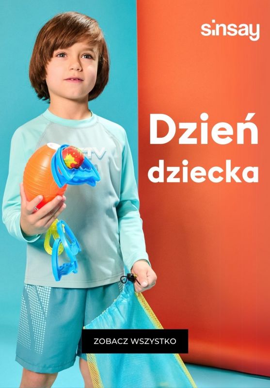 Sinsay - gazetka promocyjna Dzień dziecka od poniedziałku 05.05 do niedzieli 11.05