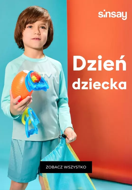 Sinsay - gazetka promocyjna Dzień dziecka od poniedziałku 05.05 do niedzieli 11.05
