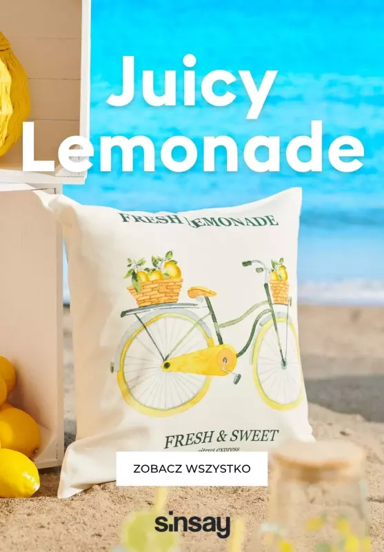Sinsay - gazetka promocyjna Juicy Lemonade  