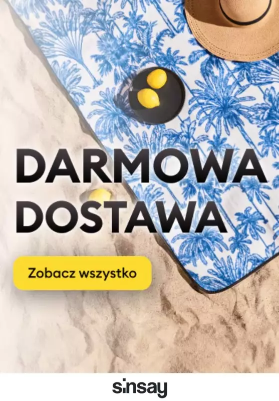 Sinsay - gazetka promocyjna Darmowa dostawa od wtorku 17.06 