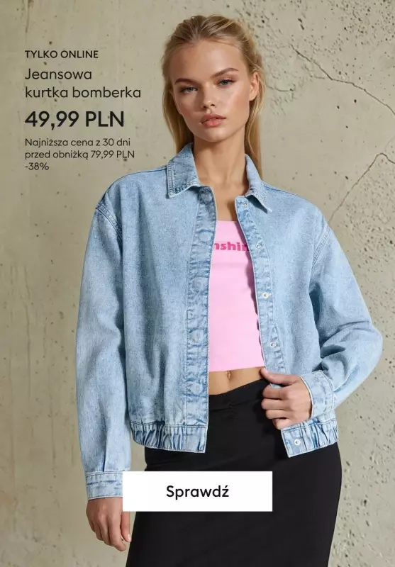 Sinsay - gazetka promocyjna Do -50% TYLKO ONLINE - ubrania damskie   - strona 2