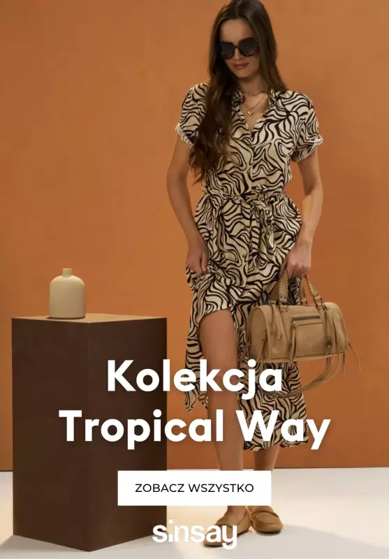 Sinsay - gazetka promocyjna Kolekcja Tropical Way dla niej od wtorku 01.07 do wtorku 08.07