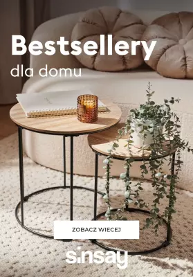 Sinsay - gazetka promocyjna Bestsellery do domu - temu się nie oprzesz! od piątku 04.07 do czwartku 10.07