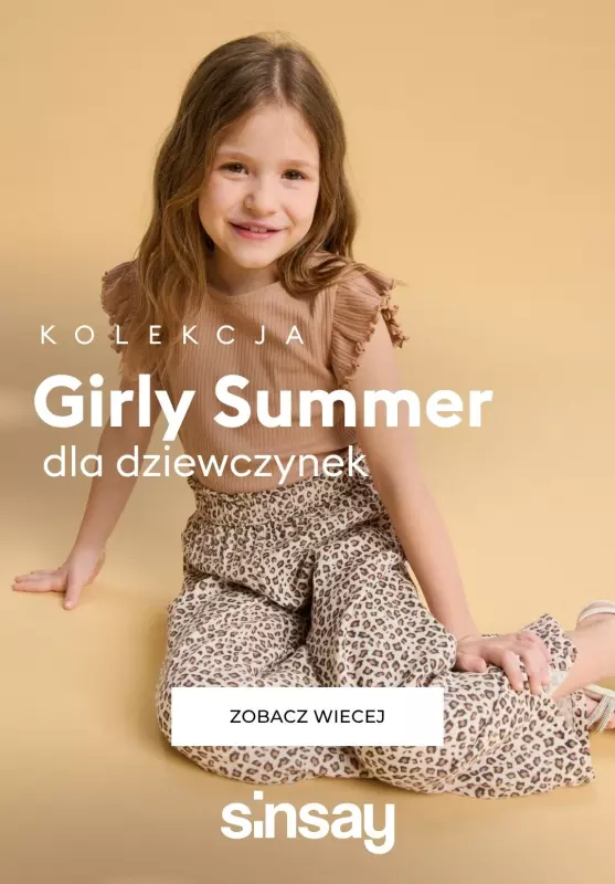 Sinsay - gazetka promocyjna Kolekcja Girly Summer - dla dziewczynek  
