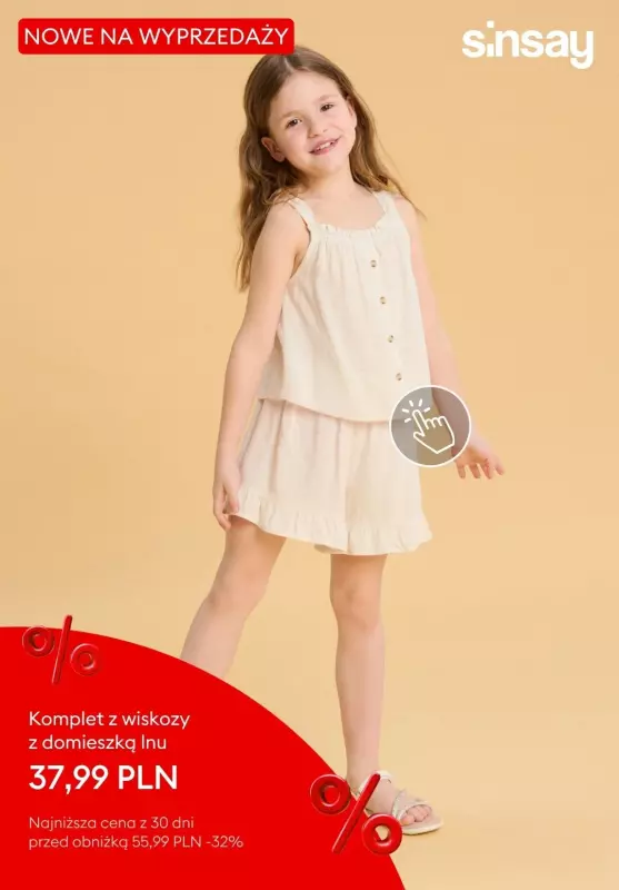 Sinsay - gazetka promocyjna Kolekcja Girly Summer - dla dziewczynek   - strona 2