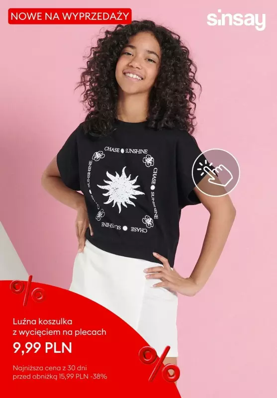 Sinsay - gazetka promocyjna Kolekcja Girly Summer - dla dziewczynek od soboty 05.07  - strona 7