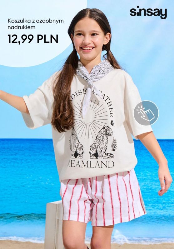 Sinsay - gazetka promocyjna Kolekcja Girly Summer - dla dziewczynek od soboty 05.07  - strona 12