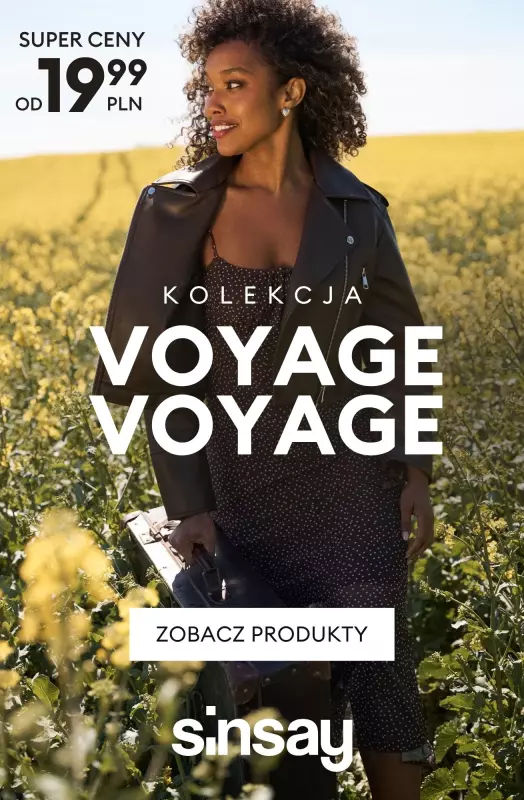 Sinsay - gazetka promocyjna Kolekcja Voyage Voyage — dla Niej od soboty 26.07 do piątku 01.08