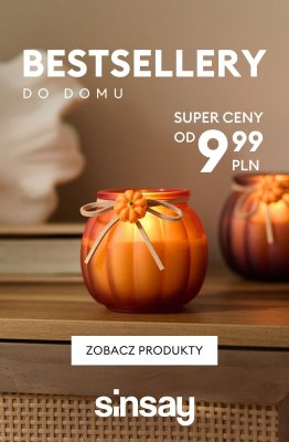 Sinsay - gazetka promocyjna DOM - najchętniej kupowane produkty! od soboty 02.08 do piątku 08.08