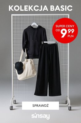Sinsay - gazetka promocyjna Kolekcja BASIC dla całej rodziny — od 9,99 PLN od czwartku 14.08 do środy 20.08