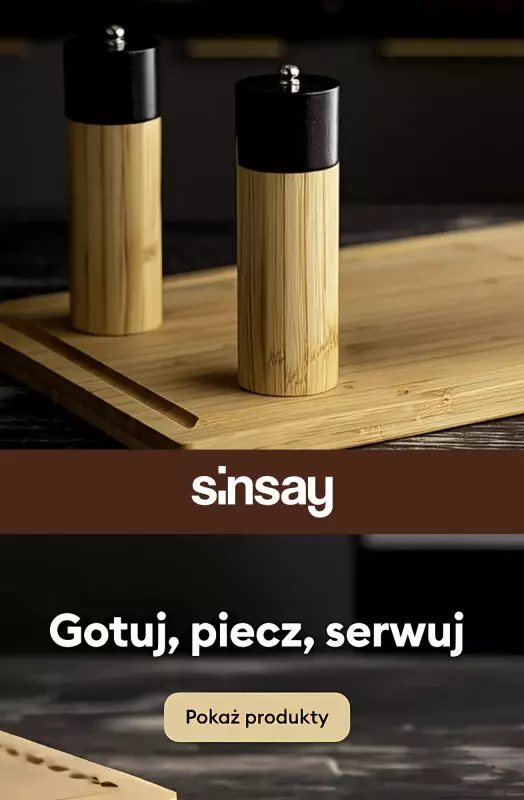 Sinsay - gazetka promocyjna Gotuj, piecz, serwuj od wtorku 19.08 