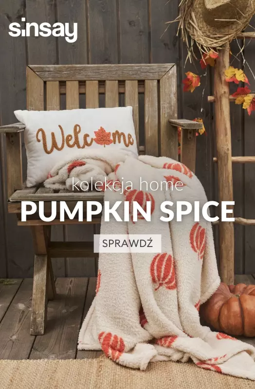 Sinsay - gazetka promocyjna Kolekcja HOME: Pumpkin Spice od piątku 22.08 