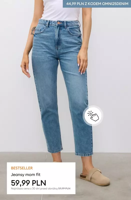 Sinsay - gazetka promocyjna -25% na cały DENIM: damski i męski od czwartku 18.09 do poniedziałku 22.09 - strona 6