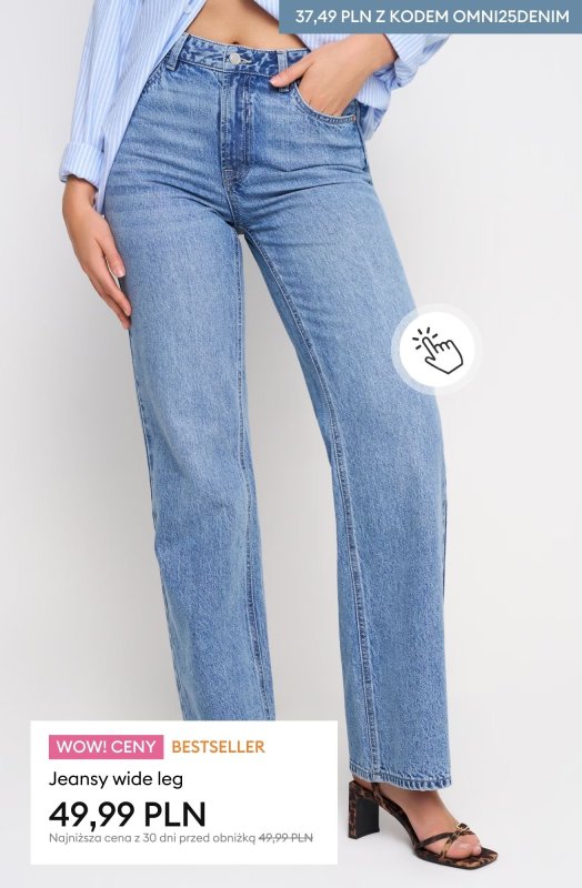 Sinsay - gazetka promocyjna -25% na cały DENIM: damski i męski od czwartku 18.09 do poniedziałku 22.09 - strona 10