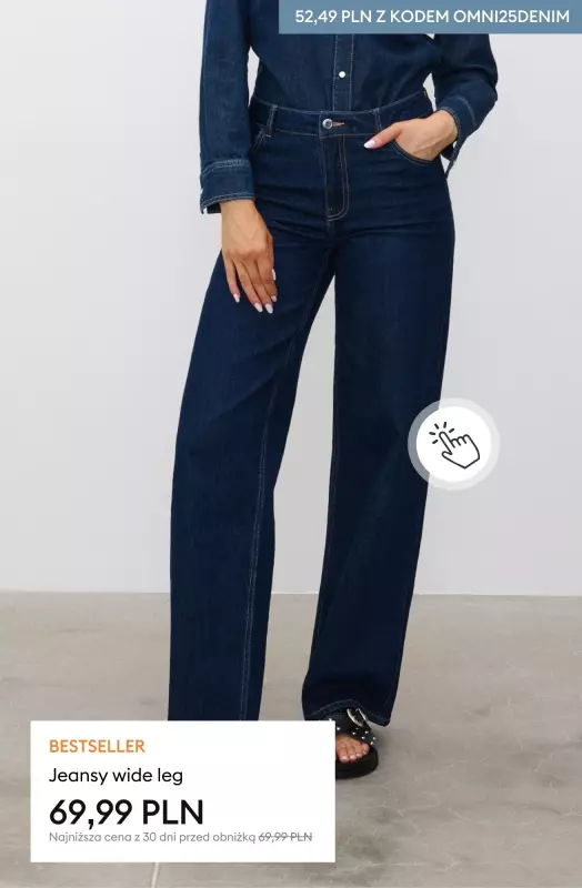 Sinsay - gazetka promocyjna -25% na cały DENIM: damski i męski od czwartku 18.09 do poniedziałku 22.09 - strona 7