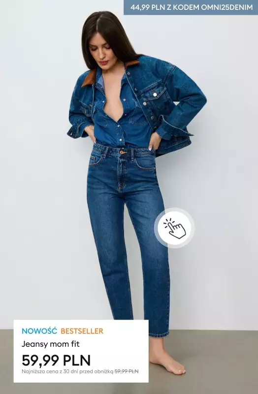 Sinsay - gazetka promocyjna -25% na cały DENIM: damski i męski od czwartku 18.09 do poniedziałku 22.09 - strona 14
