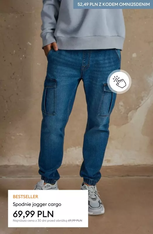 Sinsay - gazetka promocyjna -25% na cały DENIM: damski i męski od czwartku 18.09 do poniedziałku 22.09 - strona 18