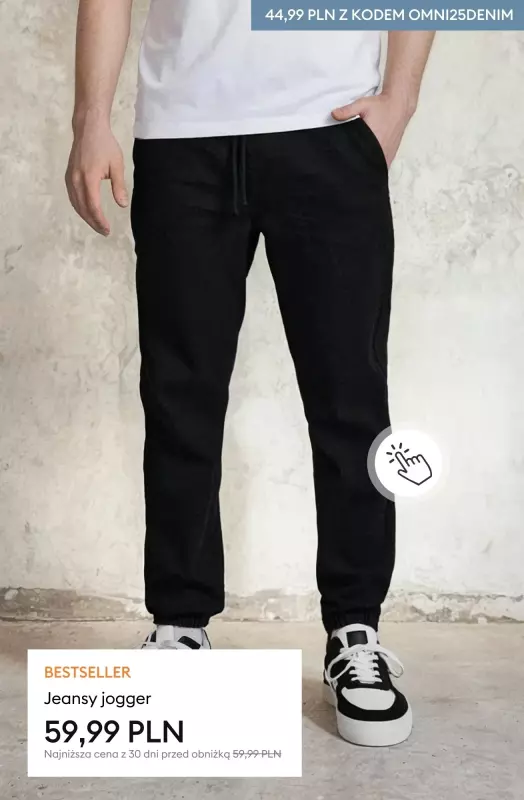 Sinsay - gazetka promocyjna -25% na cały DENIM: damski i męski od czwartku 18.09 do poniedziałku 22.09 - strona 4