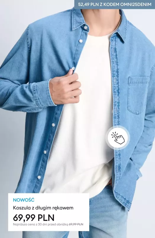 Sinsay - gazetka promocyjna -25% na cały DENIM: damski i męski od czwartku 18.09 do poniedziałku 22.09 - strona 9
