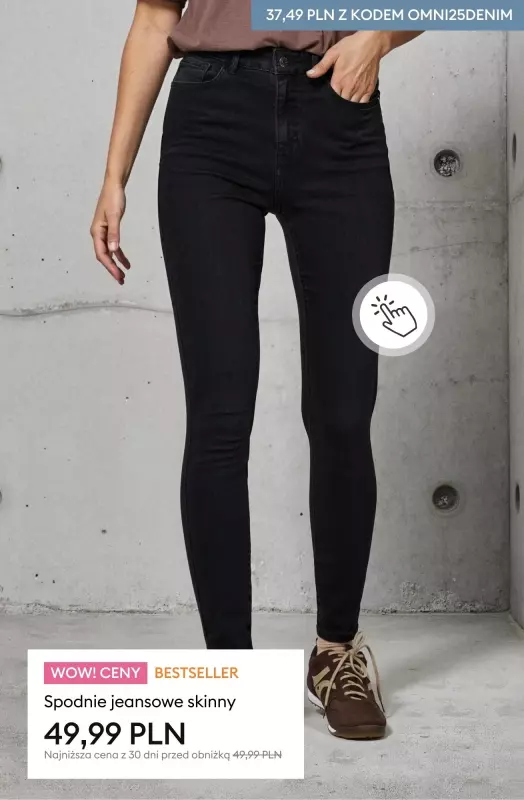 Sinsay - gazetka promocyjna -25% na cały DENIM: damski i męski od czwartku 18.09 do poniedziałku 22.09 - strona 5
