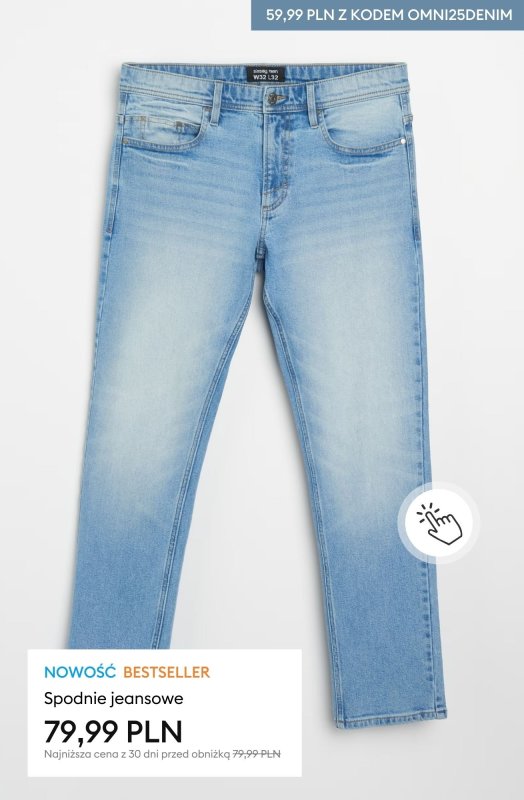 Sinsay - gazetka promocyjna -25% na cały DENIM: damski i męski od czwartku 18.09 do poniedziałku 22.09 - strona 3