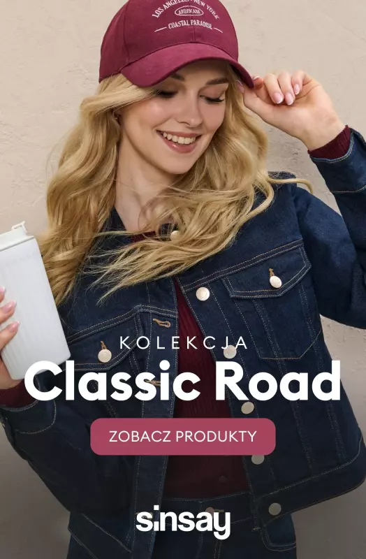 Sinsay - gazetka promocyjna Kolekcja CLASSIC ROAD - dla Niej od soboty 20.09 do piątku 26.09